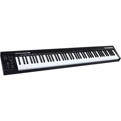 Attēls no M-AUDIO Keystation 88 MK3 MIDI klaviatūra 88 raktai USB Juoda, Balta