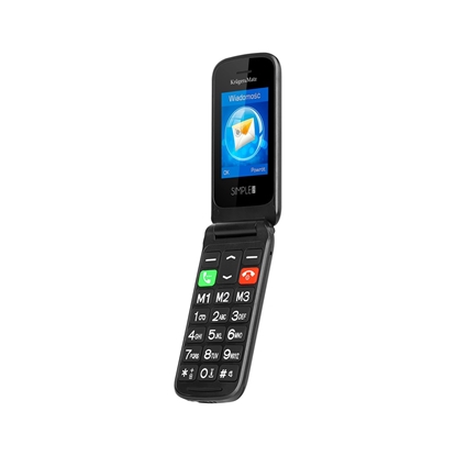 Изображение MaxCKruger & Matz Phone for seniors KM0930 6,1 cm (2,4") 98 g Black