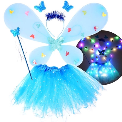 Picture of Mažosios fėjos - drugelio kostiumas, mėlynas