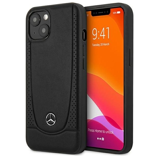 Изображение Mercedes Leather Urban Back Case for Apple iPhone 15 Plus