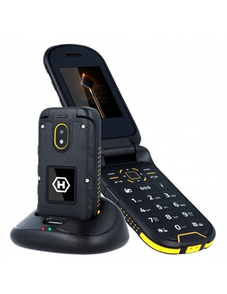 Attēls no Mobilusis telefonas MYPHONE Hammer Bow Dual Sim Black/Yellow