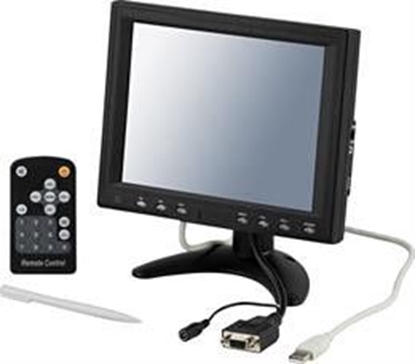 Picture of 8 "TFT color display with touchscreen, remote control, stylus, audio, VGA / USB / AV port, black Can