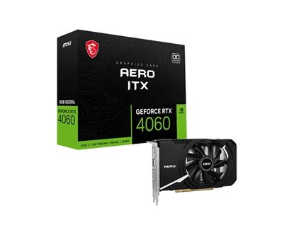 Изображение MSI AERO GeForce RTX 4060 ITX 8G OC NVIDIA 8 GB GDDR6