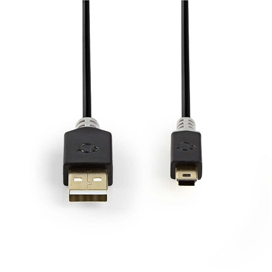 Picture of NEDIS CCBP60300AT20 Cable USB 2.0 | USB-A Male | USB Mini-B 5 pin Male | 480 Mbps | 2.0
