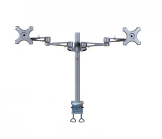 Picture of NEWSTAR FLAT SCREEN DESK MOUNT (CLAMP)  10-27" SILVER