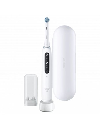Attēls no Oral-B | iO5 | Electric Toothbrush | Rechargeable | For adults | ml | Number of heads | Quite White | Number of brush heads included 1 | Number of teeth brushing modes 5