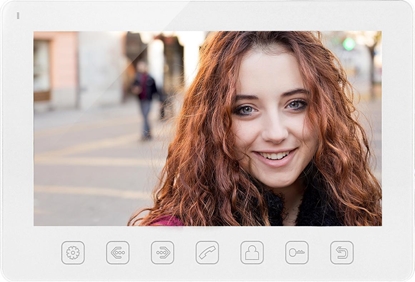 Изображение Orno Wideo monitor bezsuchawkowy, kolorowy, LCD 7? do zastosowania w systemach VIBELL, biay