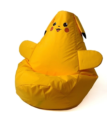 Attēls no Pikachu yellow Sako bag pouffe L 105 x 80 cm