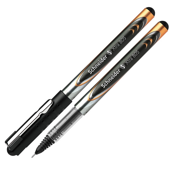 Изображение Pildspalva rolleris SCHNEIDER XTRA 805 0.5mm, melns korpuss, melna
