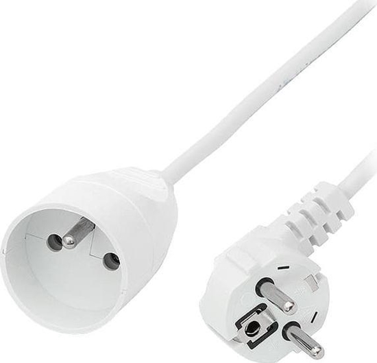 Picture of Plastrol PS-171/1,5 BIAY PRZEDUACZ Z JEDNOKROTNYM GNIAZDEM WTYCZKOWYM 2P+Z 10A - PS-171 / 1,5m