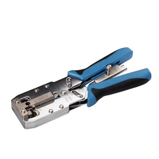 Изображение Profesionāls instruments RJ45 CAT5E, CAT6, CAT7  konektoru montāžai UTP, FTP SFTP kabeļiem