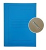 Изображение Project File A4 cardboard Smiltainis with metal clip, with print blue