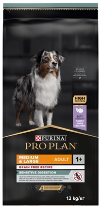 Attēls no PURINA Pro Plan Medium&Large Adult Sensitive Digestion Turkey - dry dog food - 12 kg