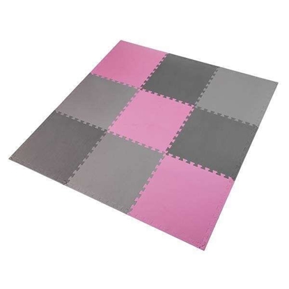 Изображение Puzzle mat multipack One Fitness MP10 pink-grey