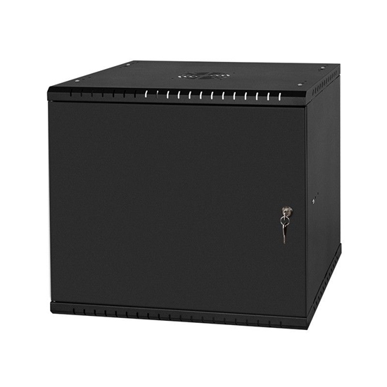 Picture of Rack Cabinet 19" 9U 450mm Metal Door Black