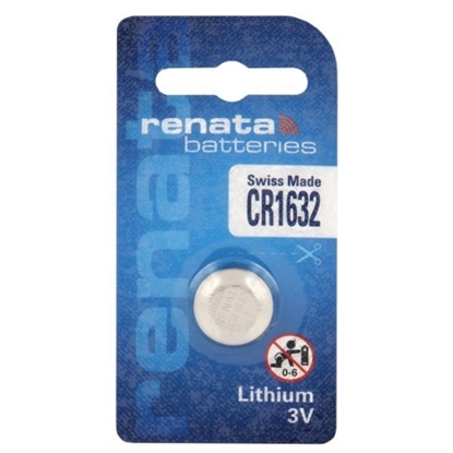 Picture of Renata CR1632 baterijas blistera iepakojums 3V (1 gab.)
