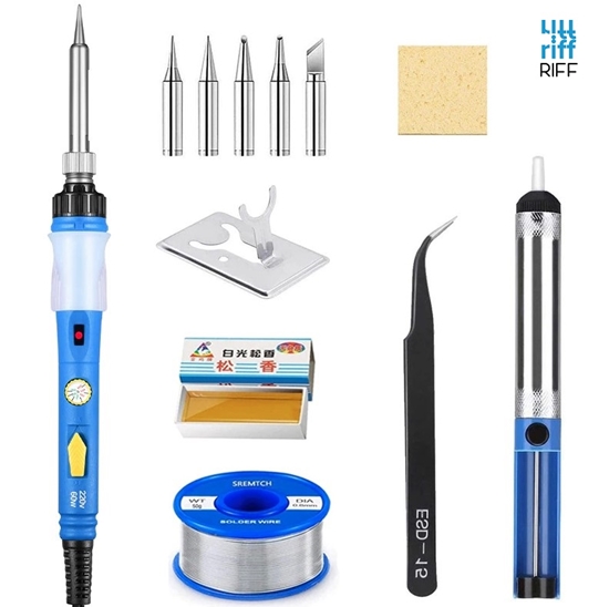 Изображение Riff IRLCD Lodāmurs ar Displeju Temperatūras Kontroli un Piederumiem 12 Vienā