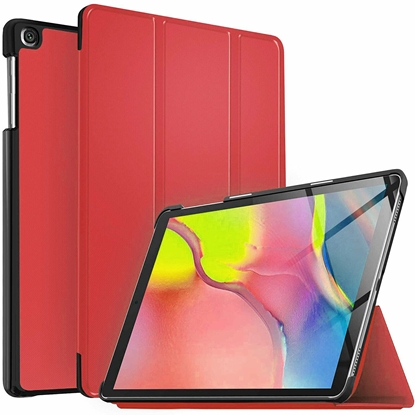 Attēls no Riff Planšetdatora maks President Tri-fold Stand priekš Lenovo Tab 4 8 Plus TB-8704 Red