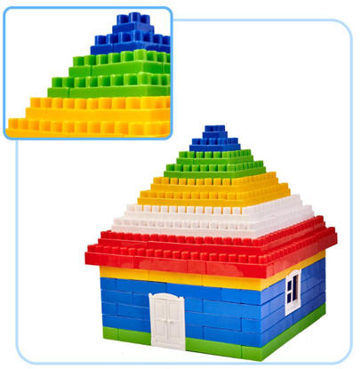 Attēls no RoGer 3D Building blocks for children Constructor 233 pcs.