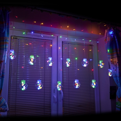 Attēls no RoGer LED Lights Curtains Balls 3m / 108LED Multicolor