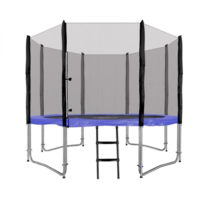 Attēls no RoGer Trampoline with an External Safety Net and a Ladder 305cm