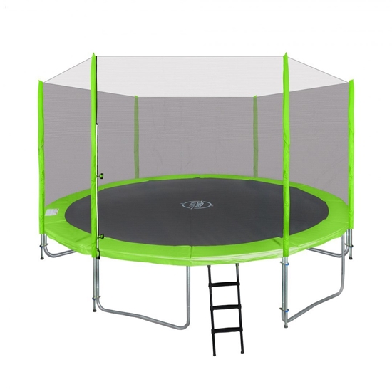 Picture of RoGer Trampoline with an External Safety Net and a Ladder 366cm