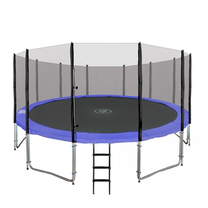 Picture of RoGer Trampoline with an External Safety Net and a Ladder 487cm