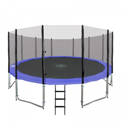 Attēls no RoGer Trampoline with an External Safety Net and a Ladder 487cm