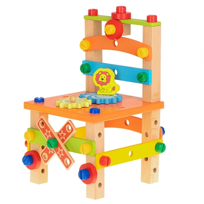 Attēls no RoGer Wooden Constructor 49 pcs.