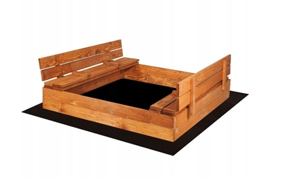 Picture of RoGer Wooden Sandbox 120x120cm