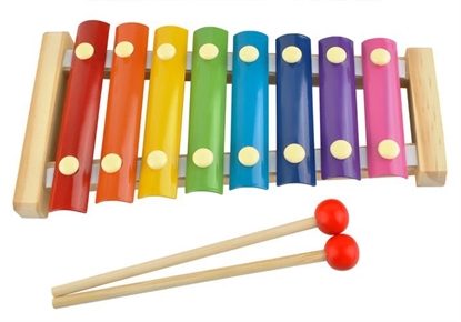 Attēls no RoGer Xylophone For children with 2 cobs