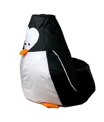 Attēls no Sako bag pouf Penguin black and white L 105 x 80 cm