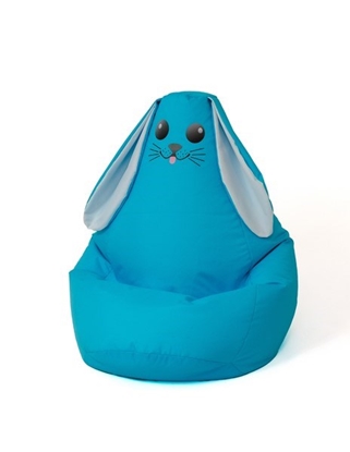 Изображение Sako bag pouf Rabbit blue L 105 x 80 cm