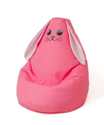 Attēls no Sako bag pouf Rabbit pink XXL 140 x 100 cm