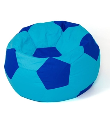 Picture of Sako bag pouffe ball blue- cornflower L 80 cm