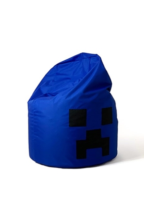 Изображение Sako bag pouffe Minecraft blue XXL 110 x 90 cm
