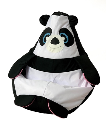 Изображение Sako bag pouffe Panda black and white L 105 x 80 cm
