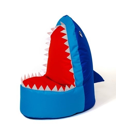 Изображение Sako sack pouffe Shark navy blue XXL 100 x 60 cm