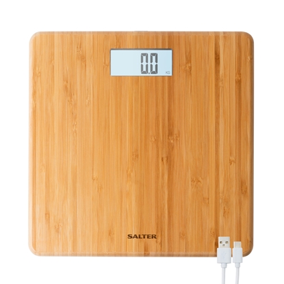 Picture of Salter 9294 WD3REU16 Bamboo Bathroom Scale