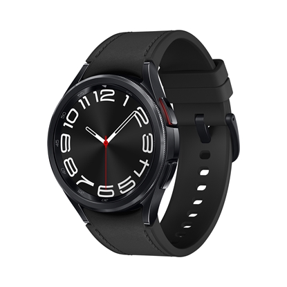Изображение Samsung Galaxy Watch6 Classic Watch6 Classic 3.3 cm (1.3") OLED 43 mm Digital 432 x 432 pixels Touchscreen Graphite Wi-Fi GPS (satellite)