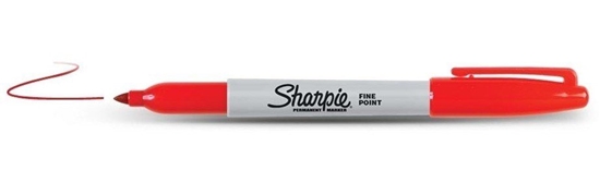 Picture of Sharpie Marker permanentny FINE czerwony (PM5070)