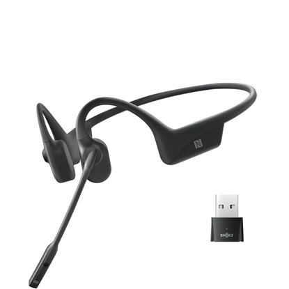 Attēls no SHOKZ OpenComm UC Headset Wireless Ear-hook Office/Call center Bluetooth Black