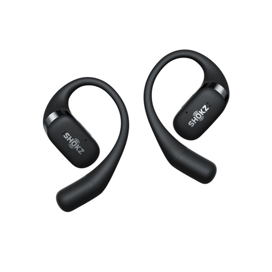 Picture of SHOKZ OpenFit Headphones Wireless Ear-hook Calls/Music/Sport/Everyday Bluetooth Black