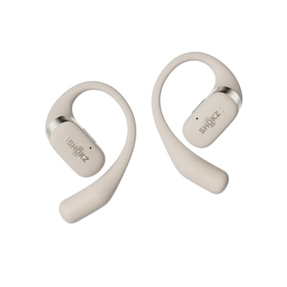 Attēls no SHOKZ OpenFit Headphones Wireless Ear-hook Calls/Music/Sport/Everyday Bluetooth White