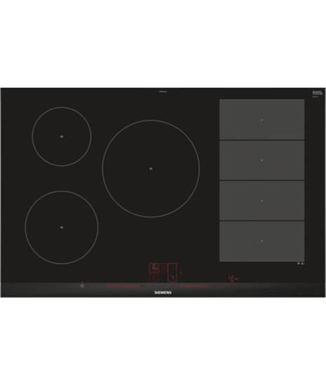 Picture of Siemens EX875LVC1E hob Black, Stainless steel Built-in Zone induction hob 5 zone(s)