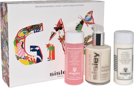 Picture of Sisley Zestaw (Emulsion Ecologique 125ml+cleansing Milk with White Lily all Skin 100ml+floral Tonning Lotion Dry/sensitive Skin 100ml)
