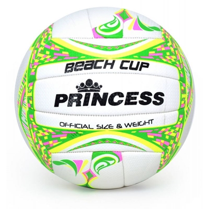 Attēls no SMJ sport Princess Beach Cup white voljebola bumba