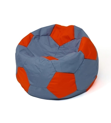 Attēls no Soccer Sako bag pouffe grey-red L 80 cm