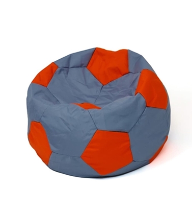 Attēls no Soccer Sako bag pouffe grey-red XXL 140 cm