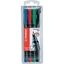 Attēls no STABILO OHPen universal permanent, 4 Pack permanent marker Bullet tip Black, Blue, Green, Red 4 pc(s)